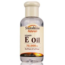 Sunshine Naturals E-vitamiiniöljy 70000iu neste 2.5 oz ikääntymistä estävä ihonhoitoöljy