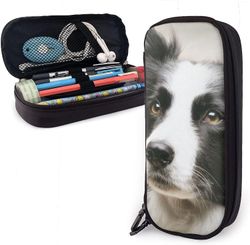 Kerota Bordercollie nahka Penaali Penaali Penaali Paperitavaralaukku Toimisto Kannettava säilytyslaatikko Kosmeettinen laatikko Kansio bd002925 VÄR...