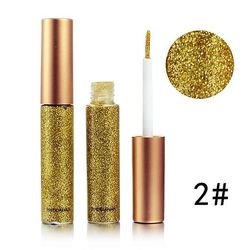 (køb 2 Få 1 gratis) Handaiyan Professional Glitter Kosmetik Vandtæt Glitter Pigment Sølv Guld Metallic Liquid Glitter Makeup Eyeliner Øjenskygge 1