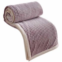 Handuo Fleece Bed Blanket -tæpper, Dyner lilla