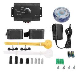 Vedenpitävä ladattava sähköinen koira-aita lähettimellä - säädettävä lemmikkieläinten eristysjärjestelmä