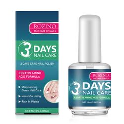 Keratiinikynsien kasvua edistävä 3 päivän kynsienvahvistin vaurioituneille kynsille 1pcs