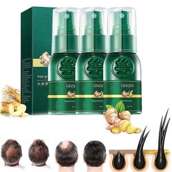 Lisade Japansk hårvekstspray med Korea Ginseng Hair Regrowth Serum Spray 3 stk. 50ML