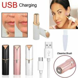 Flawless Facial Hair Remover USB oppladbart 18k gullbelagte resultater som JML Svart