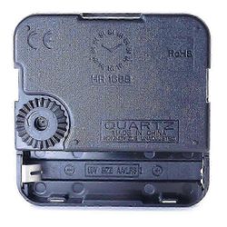 2 kpl HR1688 kellomekanismi 14,5 mm:n ja 6,7 mm:n akseleilla hiljaiseen liikkeeseen