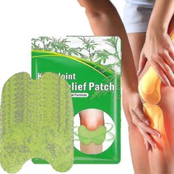 Naturlig knesmerter patch, kneledd smertelindring patch, naturlig urte kne smertelindring patch, urte kne patch 12pcs