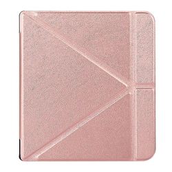 Kobo Libra for H2O 7" Multiangle Origami -jalustan suojakansi w / Auto SL: lle Nousi kultaa