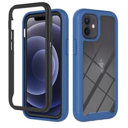 Gangxun Sag til iPhone 12 Mini Kofanger Cover Full Body Beskyttende Blå
