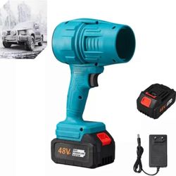 Turbo.Jet-puhallin, johdoton Turbo Super Power -pölynimuri Sininen