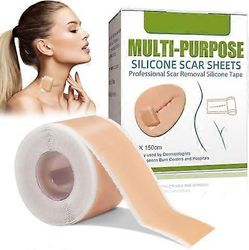 Arpilaastari, silikoninen arpiteippi, uudelleenkäytettävä silikoniarpilaastari, lääketieteellinen arpihoito kaikille ihotyypeille, turvallinen ja t...