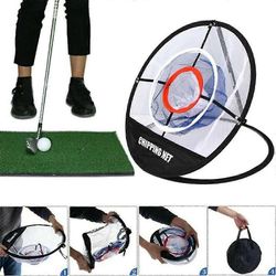 Kannettava golf net chipping pop-up golf harjoitus net golf harjoitusverkko itseharjoitteluun