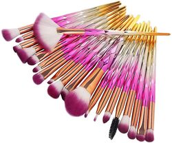 20pcs Premium Kosmetisk Makeup Brush Set Concealers Børster Kit (pink Guld)