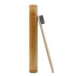 Mikasa Eco Friendly Natural Bamboo Soft Head Tandbørste med Rejse Sag sort