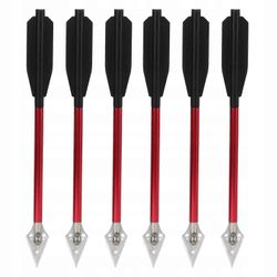 6kpl varsijousinuolet kaksinkertainen ruuvikiinnitys alumiiniseos