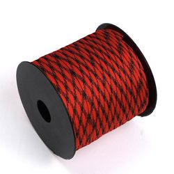 7-core Paracord reb 4mm udendørs polyester faldskærmssnor Camping Survival Umbrella Telt Bundle Farve 9 50M