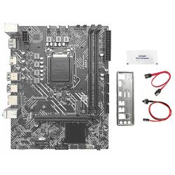 H510 Mboard + SATA-kabel + Fett A1200 DDR4 Gigabit Lan Pcie 16x For G5900 G6400 I3 I5