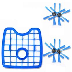 Philips FC8820 FC8810 robotti HEPA-suodatin ja sivuharja 5 kpl