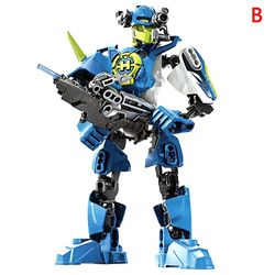 Star Warrior Soldat Bionicle Hero Factory Robot Figur Byggsten Modell Leksak Shytmv B