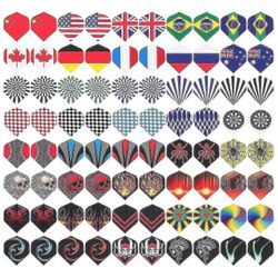 80 kpl Katetut tarvikkeet Dart Lennot Varret Tikan hännät Vaihdot Muoviset tikkalennot Professional Dart Flights-FCY