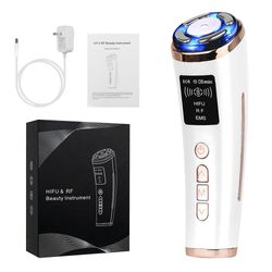 Ohpa Mini Hifu Yh09 RF Ems Ultralyd Beauty Instrument Facial Massøren Hvit