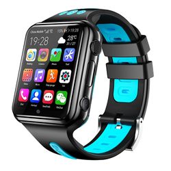 W5 Dual kameraer Smart Phone Watch, 2GB + 16GB Sort blå