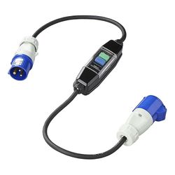 Pricenet Adapterikaapeli 120cm 3x1,5mm² CEE + maasulkukatkaisija