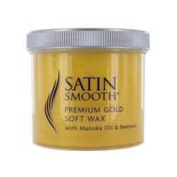 Satin Smooth Satiini Smooth Gold Wax Waxing Lotion Manukaöljyllä &; mehiläisvahalla 425g 450g