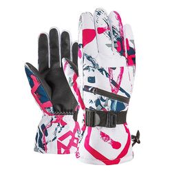 Mænd Kvinder Ski Handsker Ultralight Vandtæt Touch Screen Varme handsker Snowboard handsker Motorcykel Ridning Sne vandtætte handsker Blå S