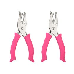 Yhden reiän paperin rei'itystyynykahva kädessä pidettävä ympyrän rei'itys päivittäiseen käyttöön DIY Art Craft löysä lehti 8 arkkia kapasiteetti va...