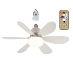 E27 moderni käännettävä kattotuulettimen valo 40w makuuhuoneen kaukosäädin tuulettimen valo Valkoinen Tavallinen lampunvarjostin