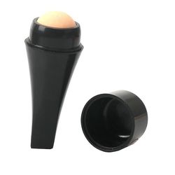 Coosilo Face Oil absorbere ball roller vulkansk sten ansigt T-zone olie fjernelse rolling stick sort