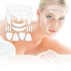 16kpl uudelleenkäytettävä ryppyjen vastainen kasvotyyny Otsa Kaula Silmälaastarit Set