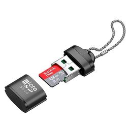 Mini Usb Micro Sd/tf-kortlæser Usb 2.0 Sort