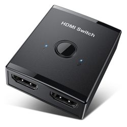 HDMI-omkopplare 4k dubbelriktad 20 hdmi-omkopplare 1x2/2x1 adapter 2 i 1 ut omvandlare för ps4 / 5 xiaomi tv box hdmi splitter