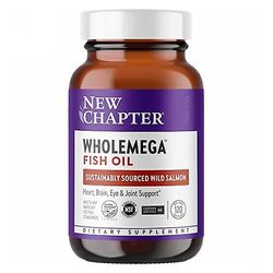 New Chapter Uusi luku Wholemega, 1000 mg, 120 pehmeää geeliä (1 kpl pakkaus)