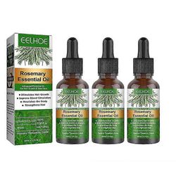 3pakkaus Rosmariini Hair Oil Nourishment Scalp stimuloi hiusten kasvua Hiustenhoitoöljy