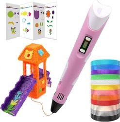 3D-tulostinkynäsarja lapsille ja aikuisille, 3D-tulostinlahja 12 värillä Filamentti18 * 2.2 * 2.1cm