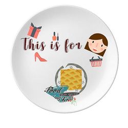 Hong Kong Ananas Bolle Kina Moder Dessert Plate Dekorative Porcelæn 8 tommer Dinner Home