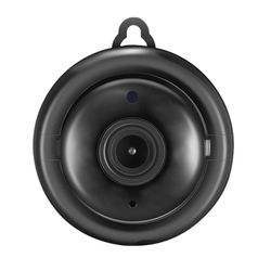 V380 turvakamera kannettava liiketunnistus mini 1080P yönäkö USB-valvontakamera kotiin Musta