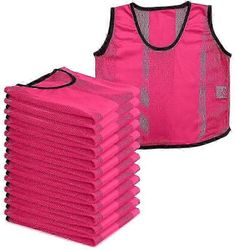 unbrand A2z 12 Pack Sports Mesh -ruokalaput mukavat jalkapallon aikana Rugby Urheilu Lapset/aikuiset Lapset (9-14-vuotiaat) Neon Pink
