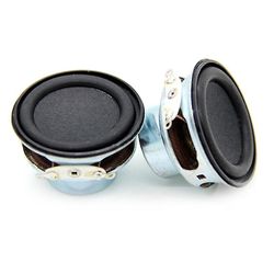 2pcs Audio Høyttaler 4 6w 40mm 1,5 tommers bass multimedia høyttaler høyttaler DIY lyd mini høyttaler T Svart