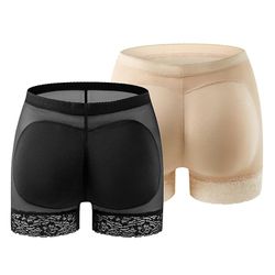 Carrep 1/2pcs Kvinner Bady Shaper Polstret Butt-lift Truse Butt Hip Enhancer Fake Hip Lifter Shapewear Undertøy Ass Push Up Sikkerhet Truser Hud og...