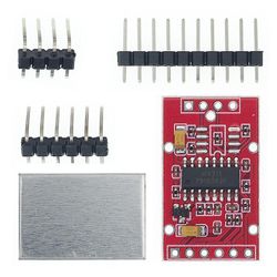 Kredsløbstilbehør hx711 dual-channel 24-bit a/d konvertering vejningssensormodul med metal shied