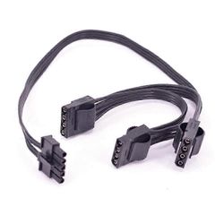 5Pin 1-3 oheislaite 4-nastainen Molex IDE 5P PSU virtalähdekaapeli sopii V550 V650 V700 V750 V850 V1000 musta