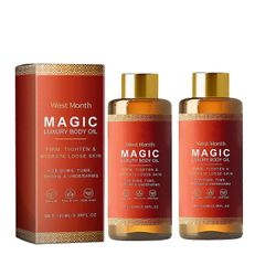 1/2 setti Magic Body Oil käsivarsille, rinnalle, reisille ja vatsalle 100ml/3.52Flab 2 pcs