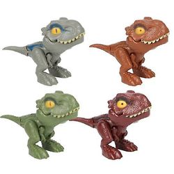 Zhuopai 4PCS fingerbidende dinosaurled bevægelig simuleringsmodel legetøj set3