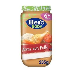 Hero Purkki riisiä kanalla 6m+ 4 yksikköä 235g (kana)