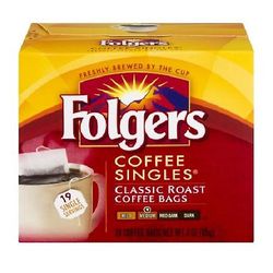 Folgers kaffe singler Classic steke kaffe poser