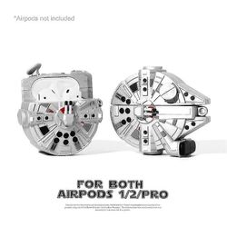 Star Wars Millennium Falcon Airpods -kotelon 3d-silikoni Anime-sarjakuvasuojakotelo Apple-kuulokkeille For airpods pro