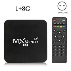 Smart Tv Box Wifi Home Media Player Hd Digital kaukosäätimellä TV-dekooderi kotiin EU 1 8